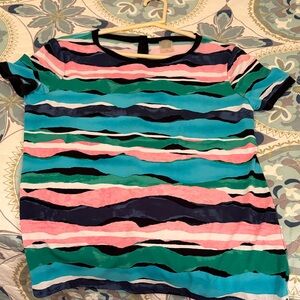 Anne Klein striped shirt.